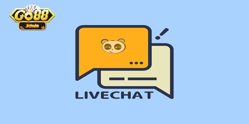 Live chat được sử dụng phổ biến để liên hệ với bộ phận chăm sóc khách hàng Go88